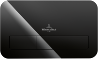 Кнопка смыва Villeroy & Boch Viconnect 922400RB черная глянцевая