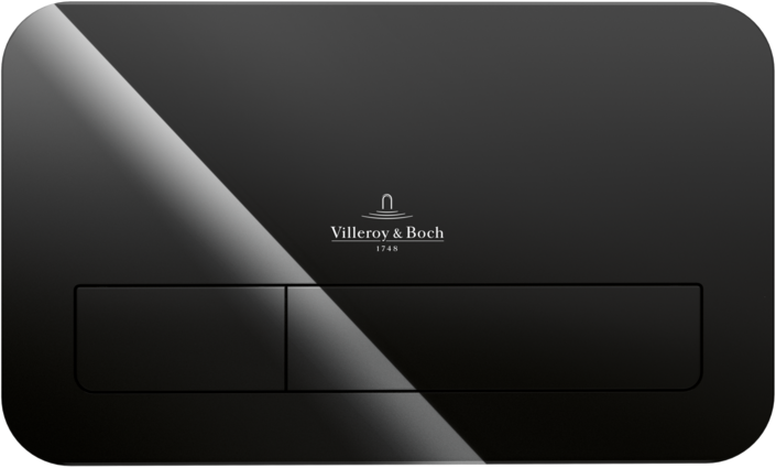 Кнопка смыва Villeroy & Boch Viconnect 922400RB черная глянцевая