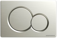 Кнопка смыва для унитаза Ceramicanova CN12-003BN пластик, цвет брашированный никель