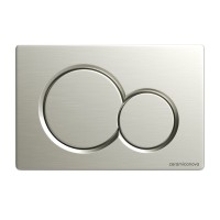 Кнопка смыва для унитаза Ceramicanova CN12-003BN пластик, цвет брашированный никель
