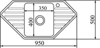 Мойка кухонная Mixline 532313