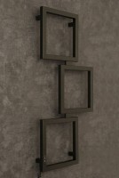 Полотенцесушитель электрический Сунержа Этюд ES 31-0846-1050 105x50 см, подключение слева, матовый черный