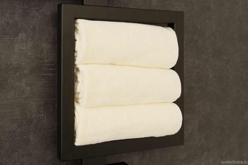 Полотенцесушитель электрический Сунержа Этюд ES 31-0846-1050 105x50 см, подключение слева, матовый черный