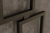 Полотенцесушитель электрический Сунержа Этюд ES 31-0846-1050 105x50 см, подключение слева, матовый черный