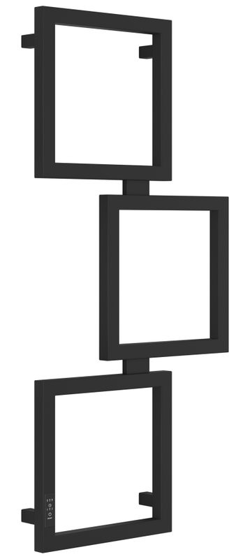 Полотенцесушитель электрический Сунержа Этюд ES 31-0846-1050 105x50 см, подключение слева, матовый черный