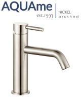 Смеситель для раковины AQUAme Siena шлифованный никель AQM6210BN