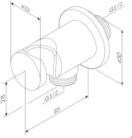 Настенный держатель AM.PM AM.PM F0602122 Настенный держатель AM.PM AM.PM F0602122