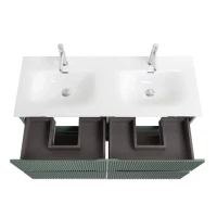 Тумба с раковиной BelBagno Uno 120 подвесная, 4 ящика, матовая еловая
