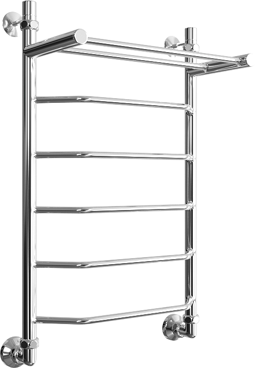 Полотенцесушитель водяной Двин FE 80/50 К1 1"-1/2", с полкой, хром