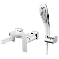 Смеситель для ванны 35к G3248 GAPPO БЕЛЫЙ-ХРОМ