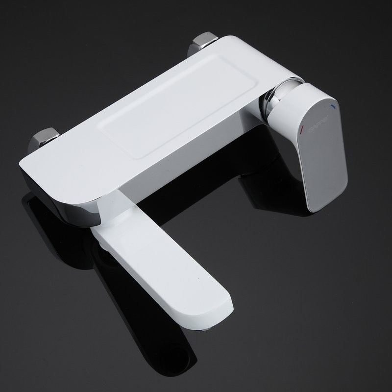 Смеситель для ванны 35к G3248 GAPPO БЕЛЫЙ-ХРОМ