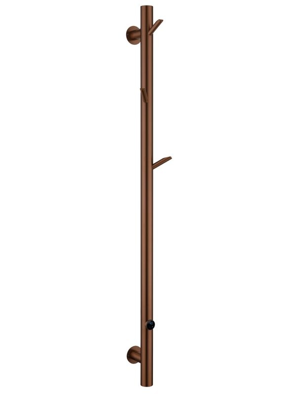 Полотенцесушитель электрический Boheme Oak 724-50-BRB 150x5 см, brushed bronze, I-образный, из стали