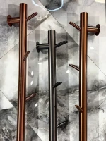 Полотенцесушитель электрический Boheme Oak 724-50-BRB 150x5 см, brushed bronze, I-образный, из стали