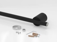 Полотенцесушитель электрический Сунержа Идиллия Master 500 5x60 см, скрытое подключение, темный титан муар, I-образный