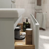 Мебель для ванной комнаты SanStar Riana 60 подвесная, grey, раковина Миранда 60