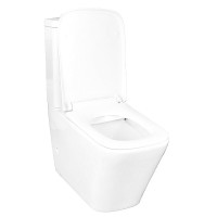 Унитаз-компакт напольный AZARIO Quadro AZ-2175 UQ1 глянцевый белый