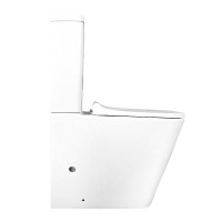 Унитаз-компакт напольный AZARIO Quadro AZ-2175 UQ1 глянцевый белый