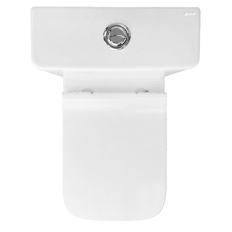 Унитаз-компакт напольный AZARIO Quadro AZ-2175 UQ1 глянцевый белый