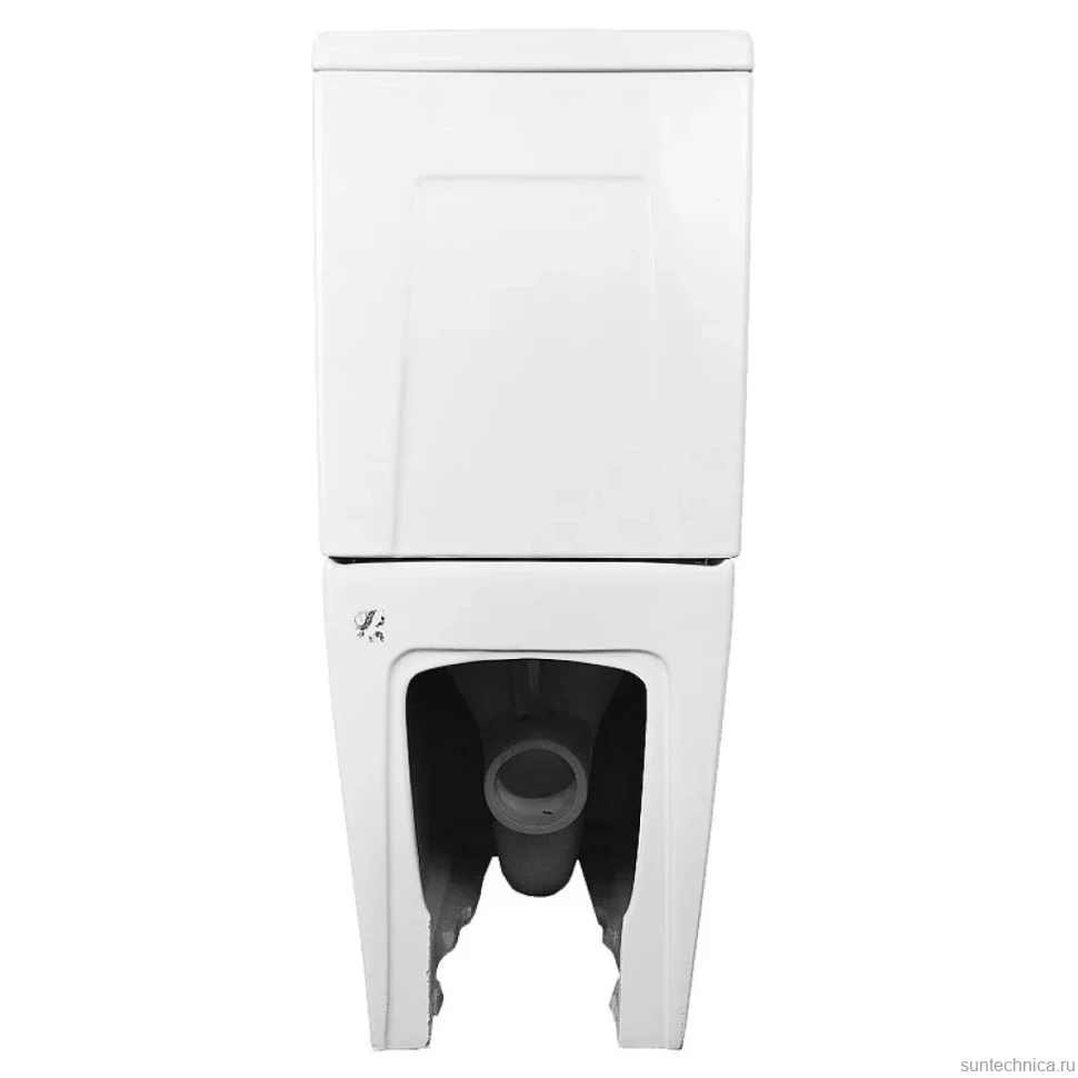 Унитаз-компакт напольный AZARIO Quadro AZ-2175 UQ1 глянцевый белый