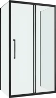 Душевой уголок Abber Schwarzer Diamant AG30100BH-S60B-S60B 100x60, профиль черный,  стекло прозрачное