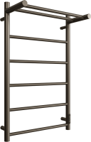 Полотенцесушитель электрический Двин Fj neo 80х50, оружейная сталь, с полкой