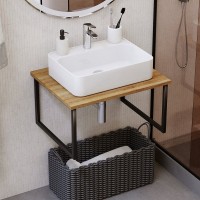 Столешница с раковиной ASB-Woodline Оливия 60