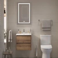 Тумба с раковиной BelBagno Kraft 39 50 rovere tabacco, раковина BB-8099-3-50