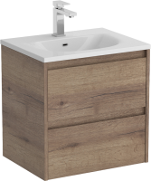 Тумба с раковиной BelBagno Kraft 39 50 rovere tabacco, раковина BB-8099-3-50