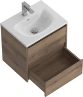Тумба с раковиной BelBagno Kraft 39 50 rovere tabacco, раковина BB-8099-3-50