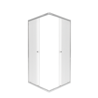 Душевой уголок Triton Вента Хром Вельвет Щ0000067978 80х80, стекло матовое, профиль глянцевый хром