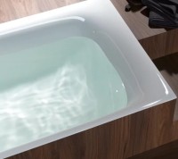 Стальная ванна Bette BetteLux 3441-000 AS 180x80 см, встраиваемая, белая, с шумоизоляцией