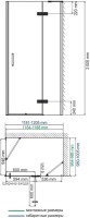 Душевой уголок Wasserkraft Aller 10H10R 120x100 см