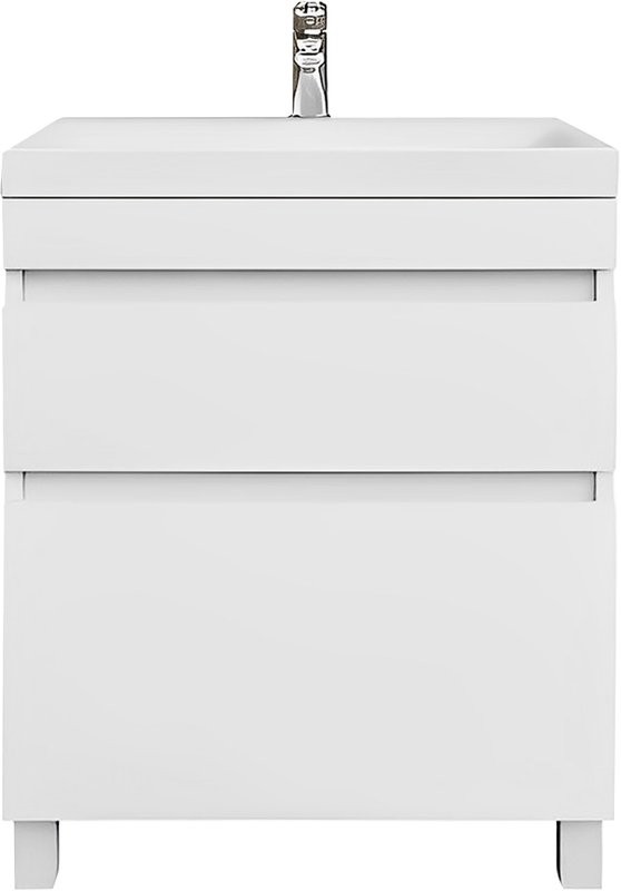 Тумба с раковиной IDDIS Zodiac 60 напольная, с ящиками