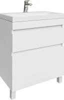 Тумба с раковиной IDDIS Zodiac 60 напольная, с ящиками