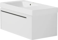 Тумба с раковиной La Fenice Elba 90 подвесная, bianca, раковина Cubo 90 L