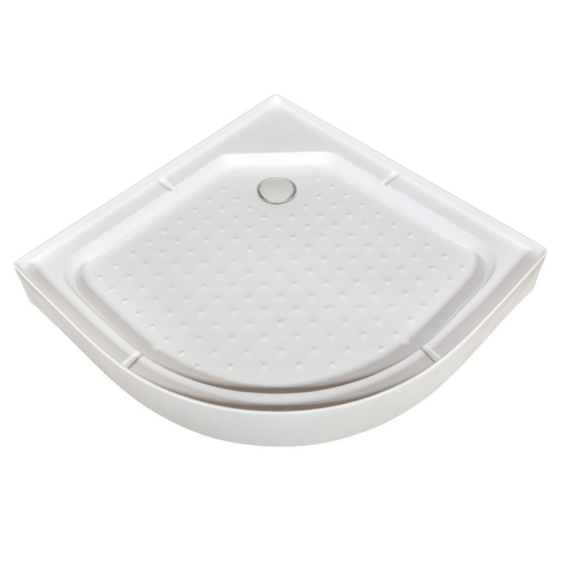 Душевая кабина DTO LM909 90х90, с электрикой, профиль хром, стекло матовое