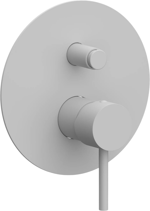 Встраиваемый смеситель для душа и ванны Remer X Style X09KB белый матовый