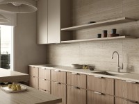 Смеситель для кухни Cersanit Moduo 68232 с гибким изливом, сатин, белый