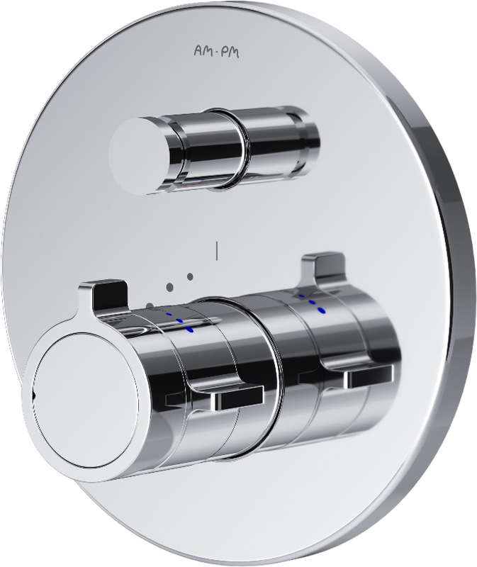 Термостатический смеситель встраиваемый AM.PM X-Joy F85A45600 С ВНУТРЕННЕЙ ЧАСТЬЮ, хром