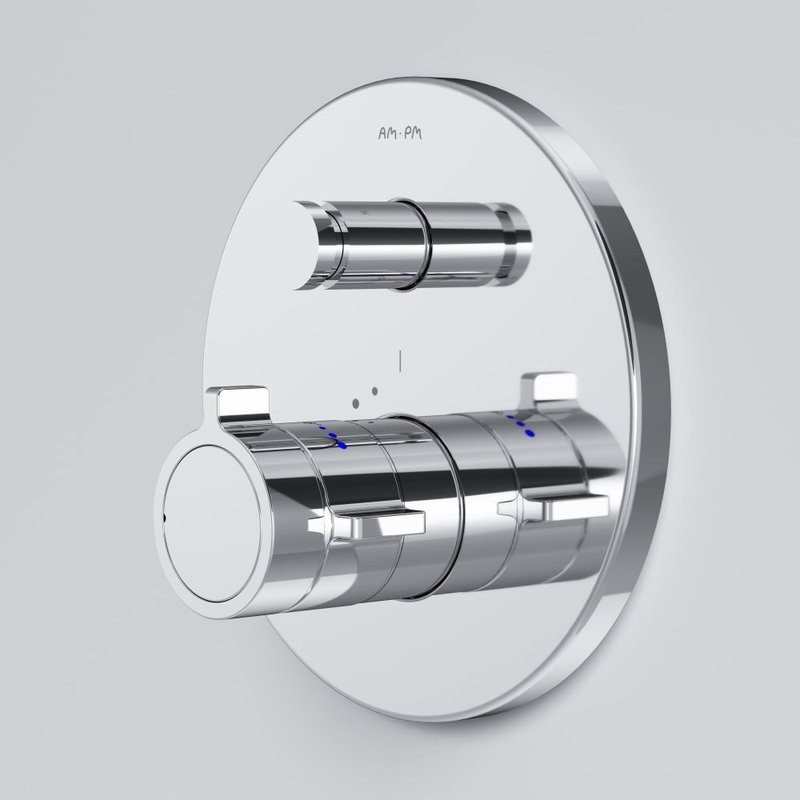 Термостатический смеситель встраиваемый AM.PM X-Joy F85A45600 С ВНУТРЕННЕЙ ЧАСТЬЮ, хром