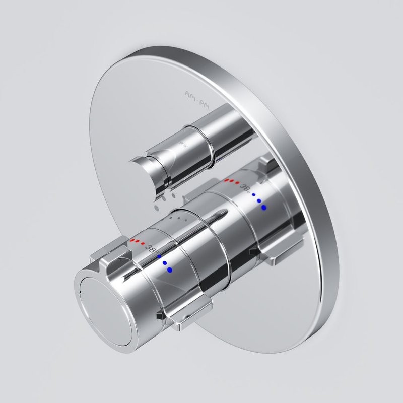 Термостатический смеситель встраиваемый AM.PM X-Joy F85A45600 С ВНУТРЕННЕЙ ЧАСТЬЮ, хром