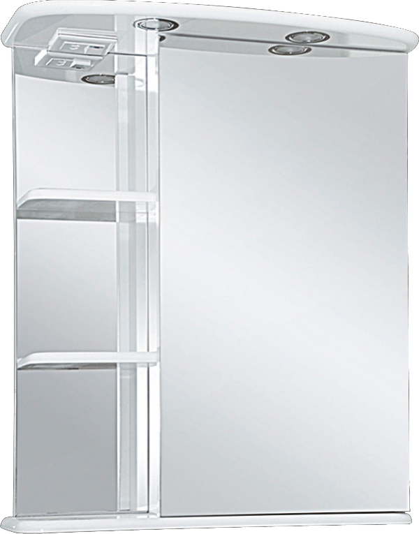 Зеркало-шкаф Misty Магнолия R 60 с подсветкой