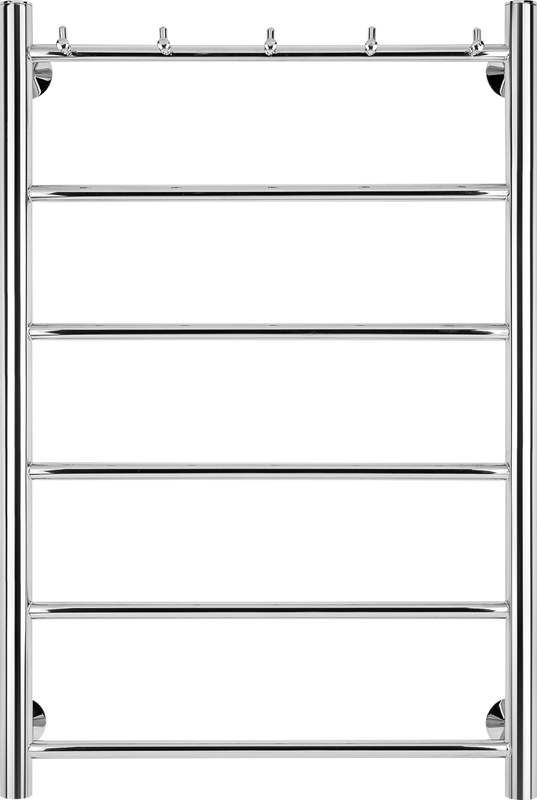 Полотенцесушитель водяной Secado Триада 1 К 80x55 см, глянцевый хром, лесенка