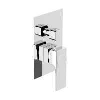 Душевая система с тропическим душем Damixa Gala 953510000 хром, скрытого монтажа, смеситель для 3 потребителей, верхний душ, излив, встраиваемый душевой комплект, гарантия 10 лет, Дания