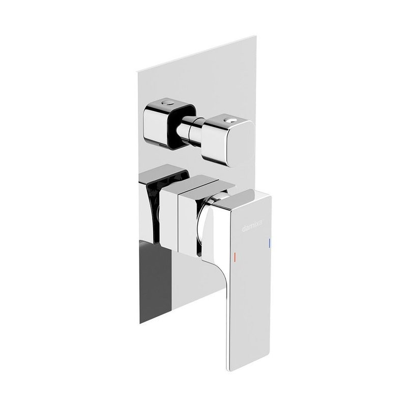 Душевая система с тропическим душем Damixa Gala 953510000 хром, скрытого монтажа, смеситель для 3 потребителей, верхний душ, излив, встраиваемый душевой комплект, гарантия 10 лет, Дания