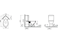 Унитаз-компакт напольный VitrA Arkitekt 9754B003-7201 Унитаз-компакт напольный VitrA Arkitekt 9754B003-7201