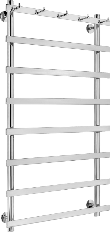 Полотенцесушитель электрический Secado Понтида 1 К, R 100x60 см, подключение справа, глянцевый хром, лесенка