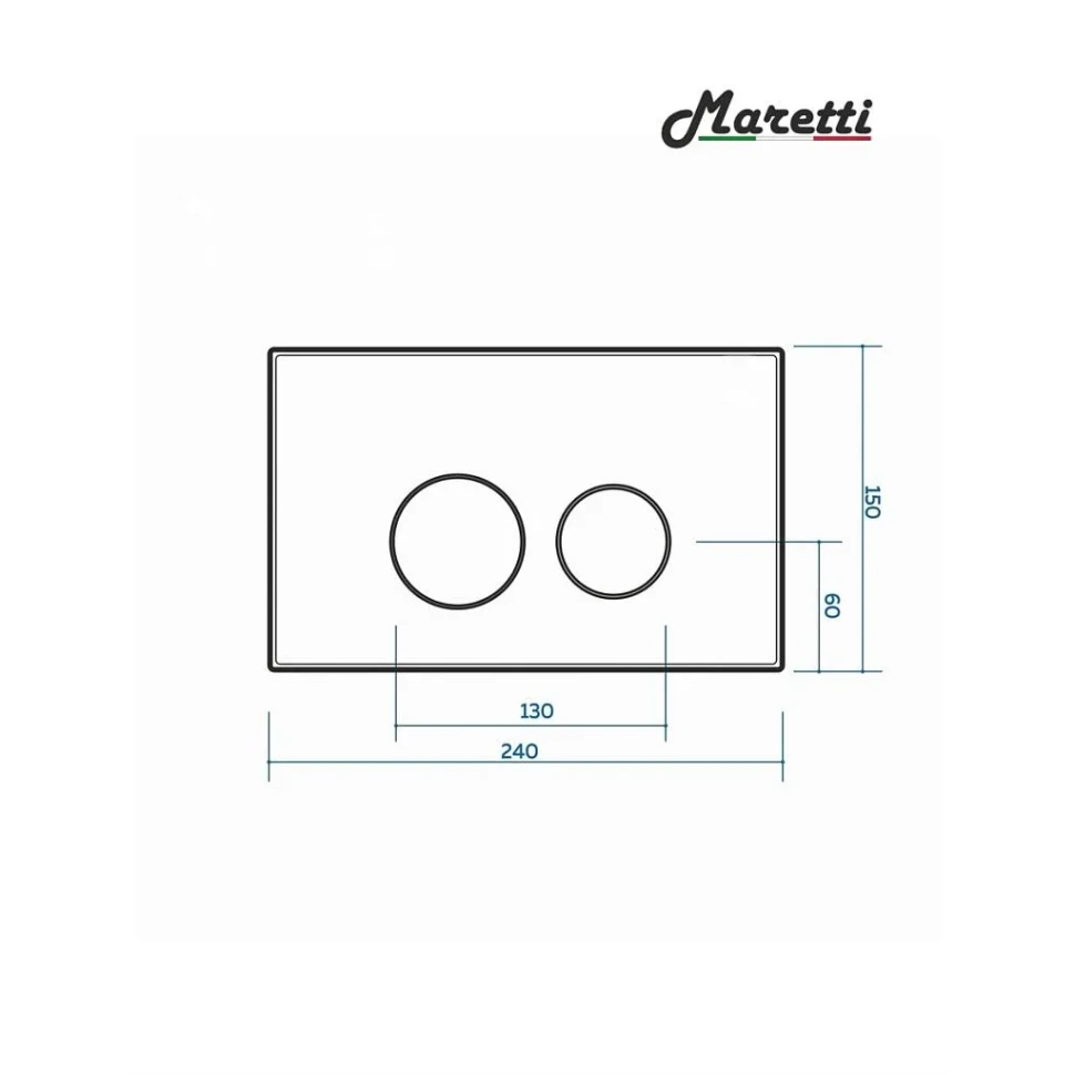 Комплект Maretti 3 в 1: унитаз UM10PBM76-844, инсталляция AC11P5211, кнопка AC12UM-740
