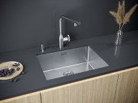 Мойка кухонная Paulmark Next PM215844-BS брашированная нержавеющая сталь