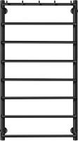 Полотенцесушитель электрический Secado Мерида 1 К 100x50 см, подключение слева, матовый черный, лесенка